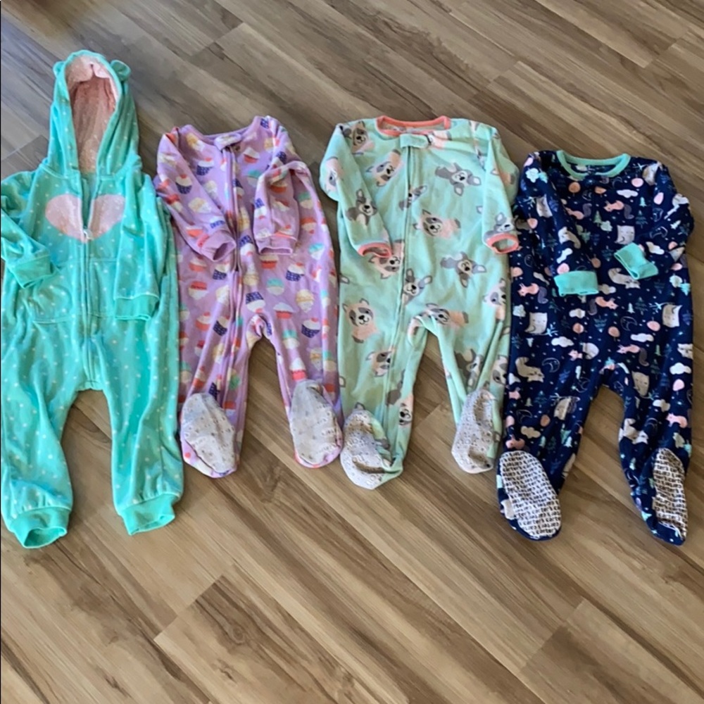 4 fleece 2t pajamas